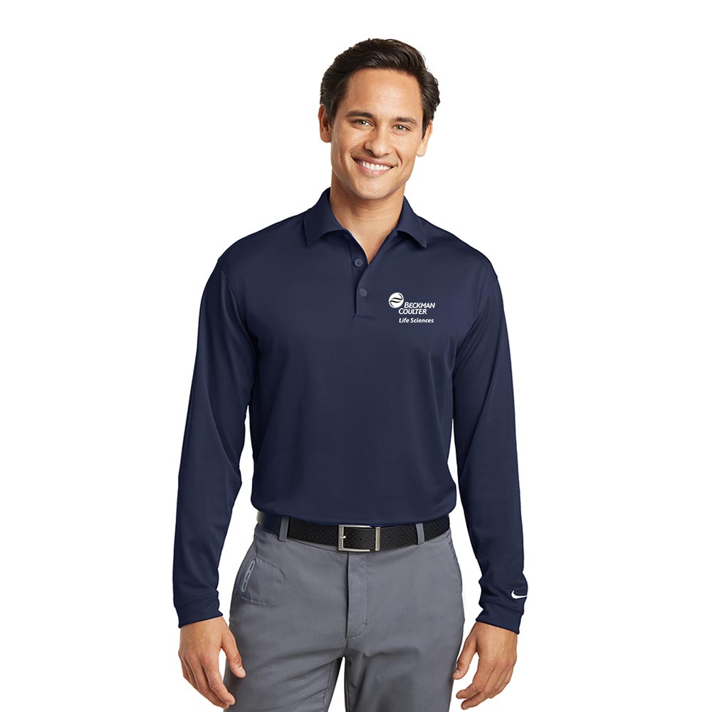Beckman LS Service - Nike Tall Long Sleeve Dri-FIT Stretch Tech Polo